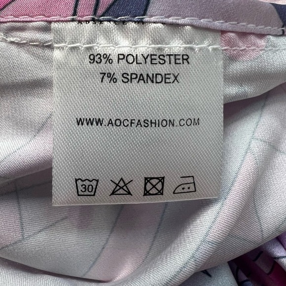 Oceanus Swimwear Womans Sz Small Pants Silky w Ostrich Feather Trim New - Picture 13 of 16